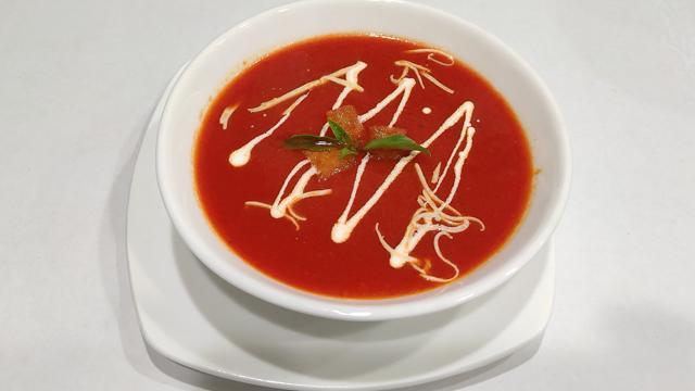 Tomato basil soup. Tomato basil soup.