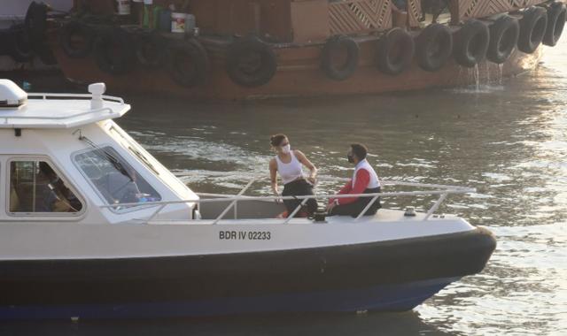 Deepika Padukone and Siddhant Chaturvedi leave for Alibaug. Deepika Padukone and Siddhant Chaturvedi leave for Alibaug.