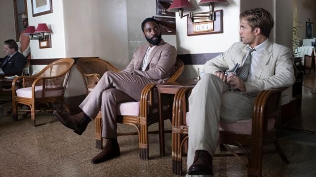 John David Washington and Robert Pattinson in a still from Tenet. John David Washington and Robert Pattinson in a still from Tenet.