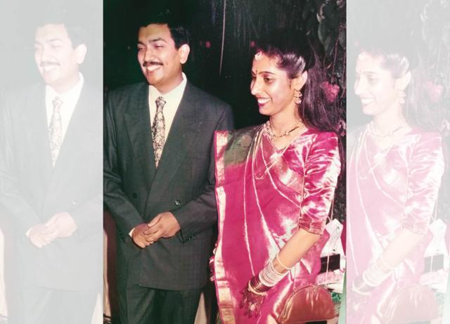 Sanjeev with his wife, Alyona, on their wedding day in 1992 Sanjeev with his wife, Alyona, on their wedding day in 1992