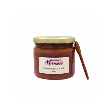 This handmade body scrub should be used on a wet body in the shower This handmade body scrub should be used on a wet body in the shower