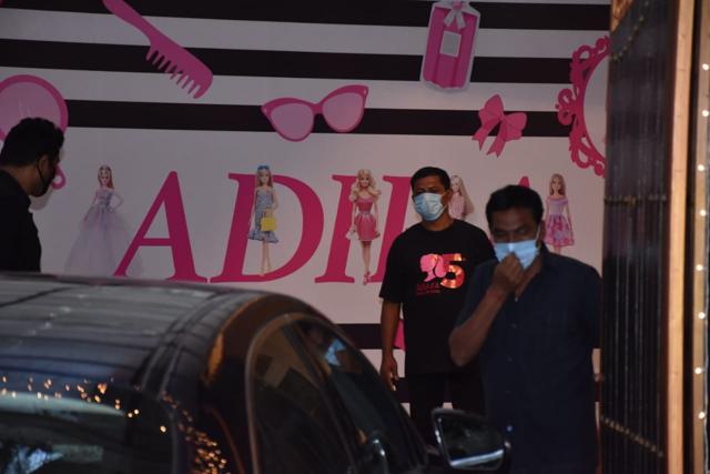 The party was themed around Barbie dolls. The party was themed around Barbie dolls.