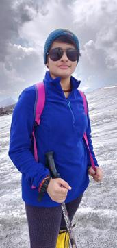 Hisar-based 19-year-old Shivangi Pathak is the youngest Indian female to reach the summit of Mt Everest. Hisar-based 19-year-old Shivangi Pathak is the youngest Indian female to reach the summit of Mt Everest.
