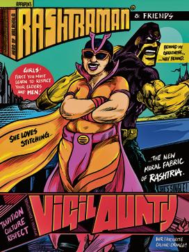 A page from comic artist Appupen’s pandemic-era comic book, Rashtrayana II. A page from comic artist Appupen’s pandemic-era comic book, Rashtrayana II.