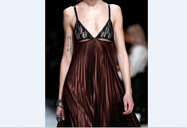 A lacey dress from Christopher Kane (Photo: Instagram)