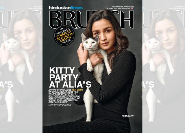 Alia’s previous HT Brunch cover which focused on her love for animals Alia’s previous HT Brunch cover which focused on her love for animals
