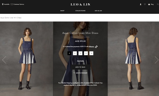 Sara’s dress is worth Rs 22,164 (leoandlin.com)