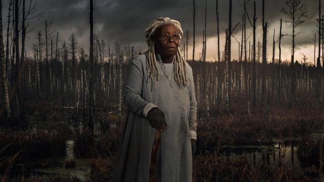 Whoopi Goldberg in a still from The Stand. Whoopi Goldberg in a still from The Stand.