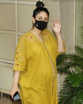 Kareena wearing kaftan from Anavila (Instagram/kareenakapoorteam) Kareena wearing kaftan from Anavila (Instagram/kareenakapoorteam)