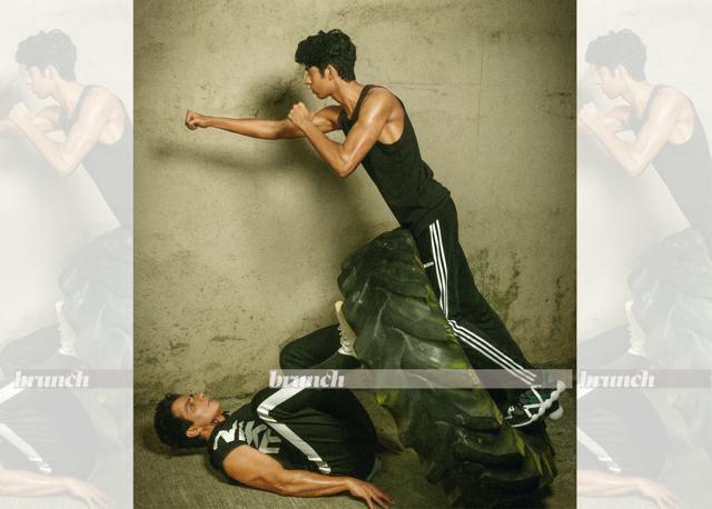 Sonu has now started working out with his 18-year-old-son Eshaan, even accompanying him for kick-boxing classes (Subi Samuel) Sonu has now started working out with his 18-year-old-son Eshaan, even accompanying him for kick-boxing classes (Subi Samuel)