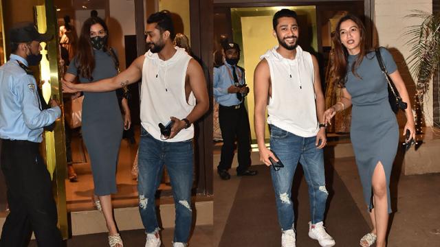 Gauahar Khan and Zaid Darbar spotted in Mumbai. (Varinder Chawla) Gauahar Khan and Zaid Darbar spotted in Mumbai. (Varinder Chawla)