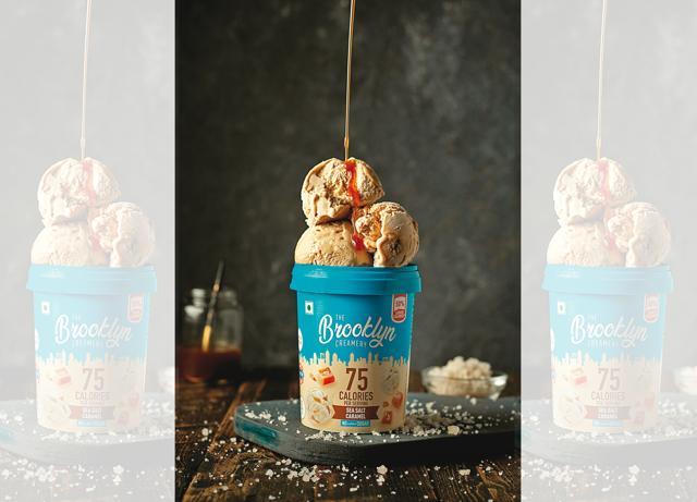 The Sea Salt Caramel ice cream from The Brooklyn Creamery is quite delightful