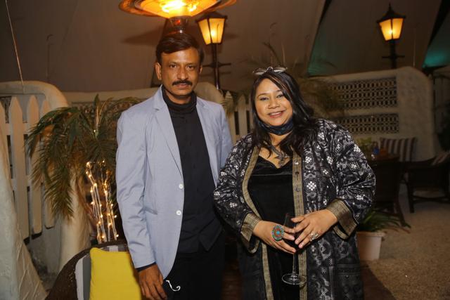 Actor Rajesh Tailang (left) received the award for the award-winning Delhi Crime, which was bestowed with the Global Impact Award