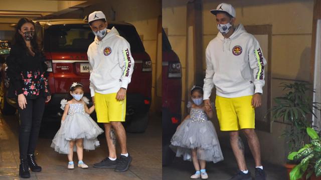 Soha Ali Khan and Kunal Kemmu with daughter Inaaya. (Varinder Chawla) Soha Ali Khan and Kunal Kemmu with daughter Inaaya. (Varinder Chawla)