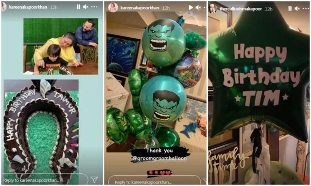 Pictures from Taimur’s birthday celebrations. Pictures from Taimur’s birthday celebrations.