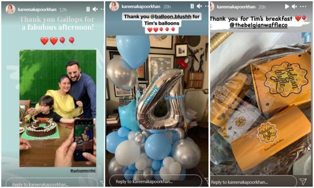 Taimur with his parents. Taimur with his parents.