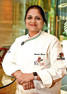 Manisha Bhasin, corporate chef, ITC Hotels Manisha Bhasin, corporate chef, ITC Hotels