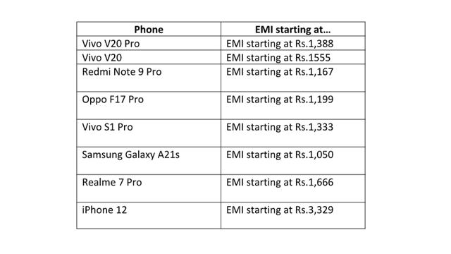 Mobiles, Buy Mobile Phone Brands at EMI