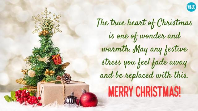 Merry Christmas Wishes Quotes Images And Greetings To Share With Family And Friends Hindustan Times