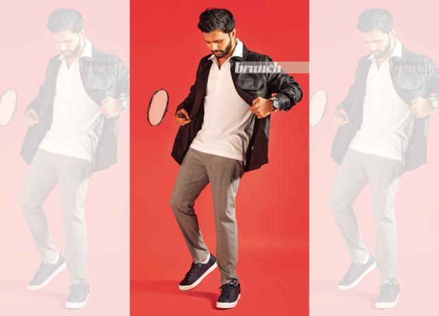 In the first year of college, because of his slow movement that had resulted from an injury to his left knee, Sukant’s class badminton team rejected him and suggested that he opt for indoor sports; T-shirt, Shivan & Narresh; pants and jacket, H&M; shoes, United Colors of Benetton (Shivamm Paathak) In the first year of college, because of his slow movement that had resulted from an injury to his left knee, Sukant’s class badminton team rejected him and suggested that he opt for indoor sports; T-shirt, Shivan & Narresh; pants and jacket, H&M; shoes, United Colors of Benetton (Shivamm Paathak)