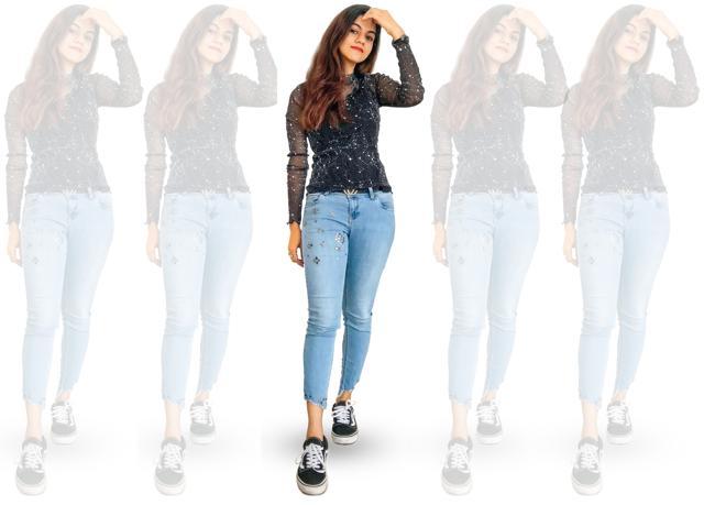 Namita spent Rs150 to upcycle a pair of jeans for the new year Namita spent Rs150 to upcycle a pair of jeans for the new year