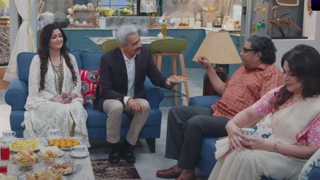 Lubna Salim, Atul Kulkarni, Zakir Hussain and Divya Seth Shah in a still from the show. Lubna Salim, Atul Kulkarni, Zakir Hussain and Divya Seth Shah in a still from the show.