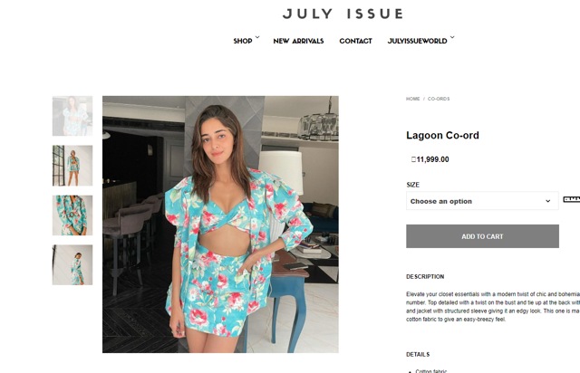 Ananya Panday’s dress is worth Rs 12k (julyissue.com)