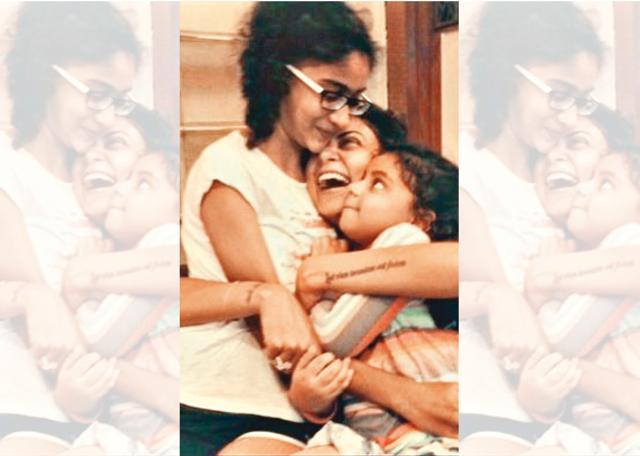 Renee with her mom, Sushmita Sen, and sister Alisah Renee with her mom, Sushmita Sen, and sister Alisah