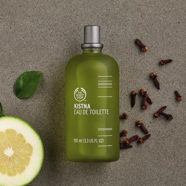 The fresh citrus Kistna eau de toilette by The Body Shop smells fresh and suitable for use in the day The fresh citrus Kistna eau de toilette by The Body Shop smells fresh and suitable for use in the day