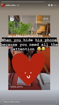 Ankita Konwar’s Instagram story (Instagram story/ankita_earthy)