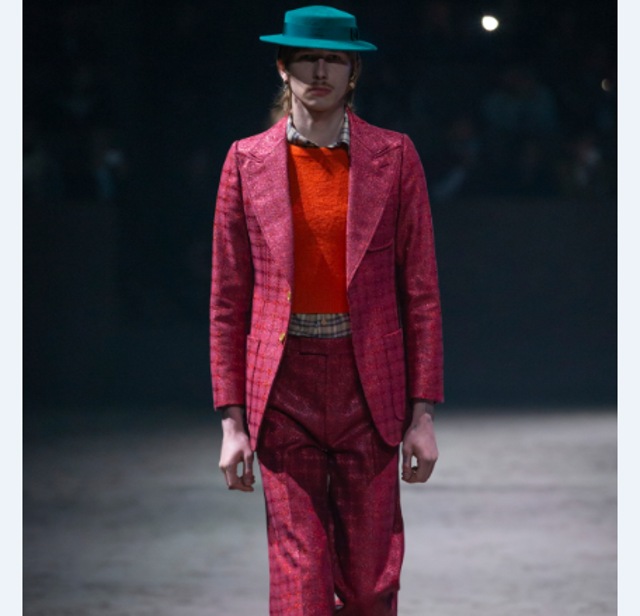 A model in an AW 2020 creation by Alessandro Michele. (Photo: Instagram/Gucci)