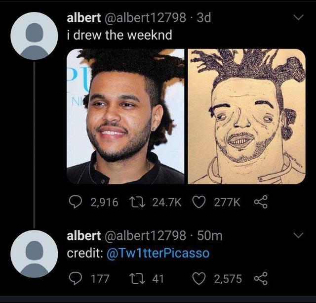 The Weeknd changes Instagram profile pic to this fan art, Twitter