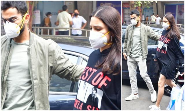 Mom-to-be Anushka Sharma gorges on pizza as she steps out for lunch ...