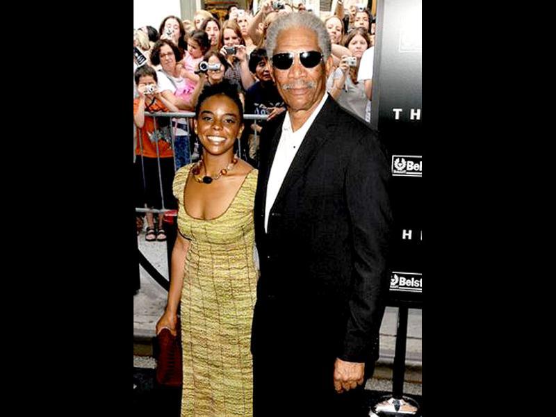 Granddaughter morgan freeman married Meet Myrna