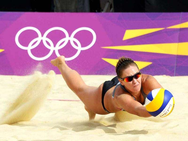 I see sport. Пляжный волейбол Олимпийские игры. Самый красивый волейбольный мяч.