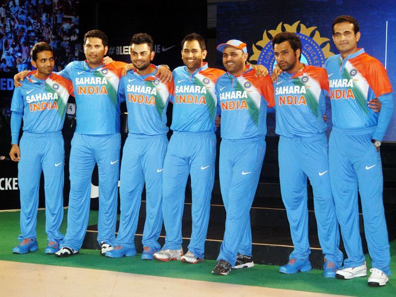 Nike cricket team store india premium jersey