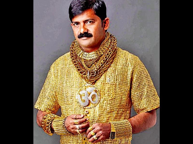 Indian with outlet gold shirt