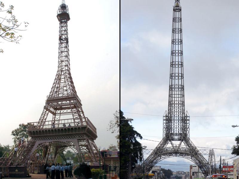 Copies, replicas and reproductions of the Eiffel Tower in United States