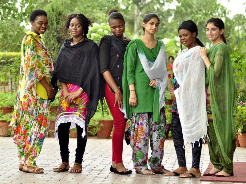 Womens Punjabi Patiala Sequence Blue Green Salwar Kameez Suit Made to  Measure Punjabi Salwar Kameez Custom Made Suit for Womens and Girls - Etsy