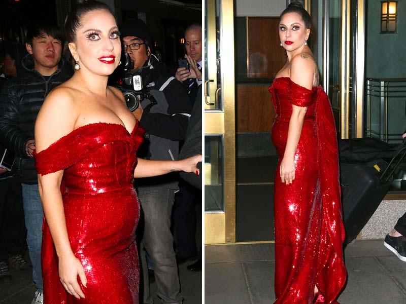 Lady gaga discount in red dress