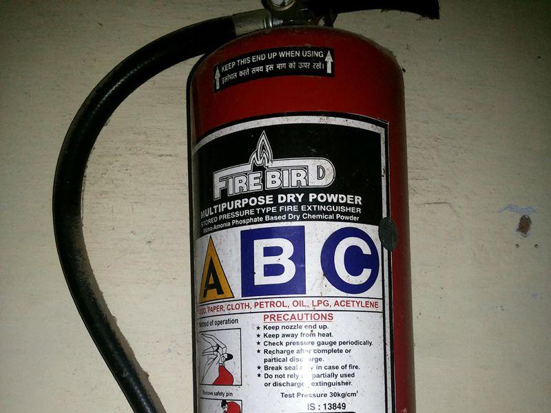 Fire extinguisher deals check up