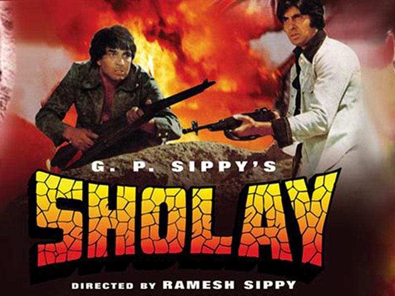 sholay poster hd