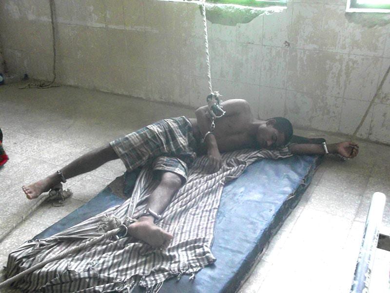 Mentally Challenged Prisoner Chained To Bihar Hospital Wall Latest