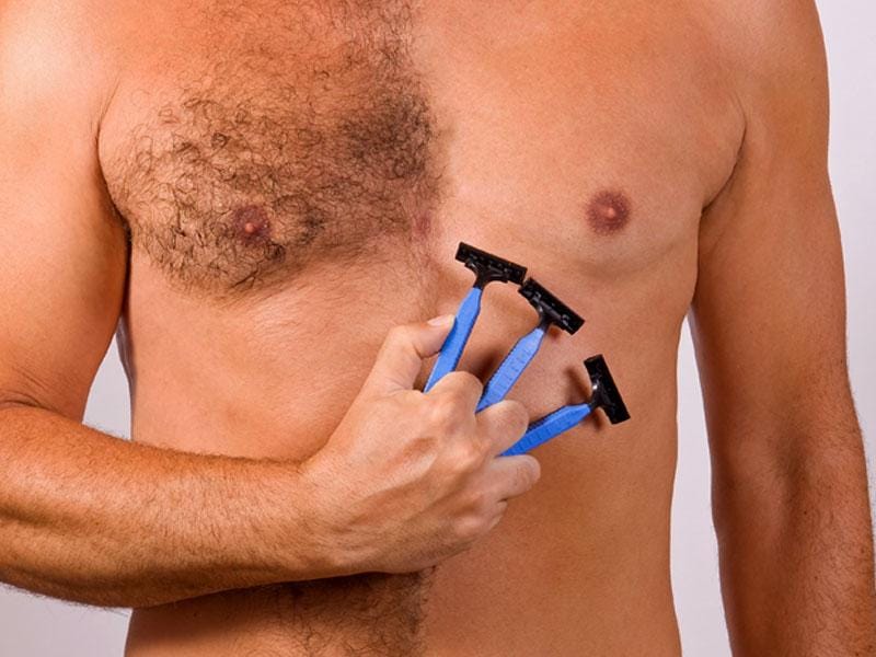 Guys, get this! 72% women prefer men with a well-groomed chest