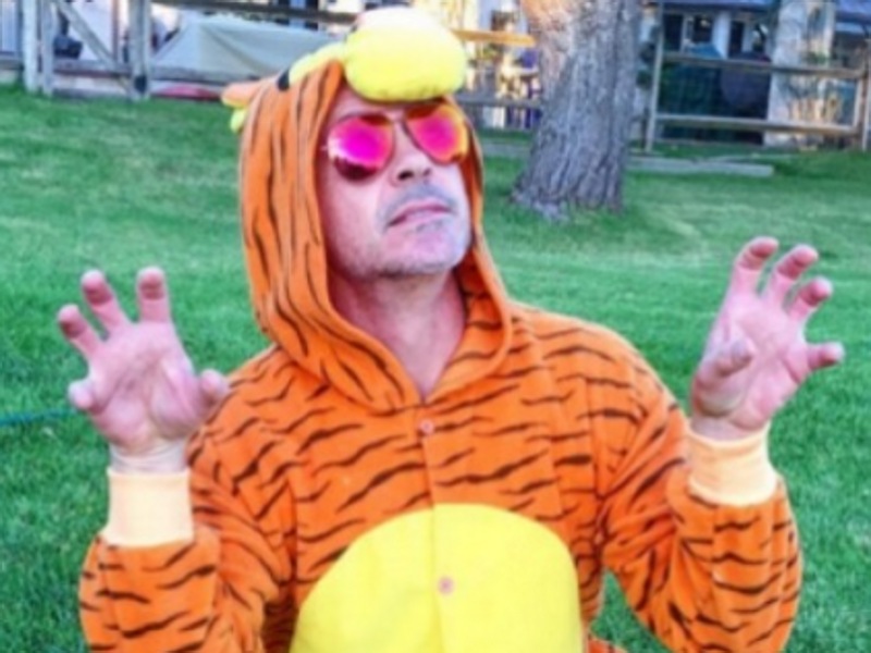 Robert Downey Jr dresses as Tigger to cheer up sick boy | Hollywood ...