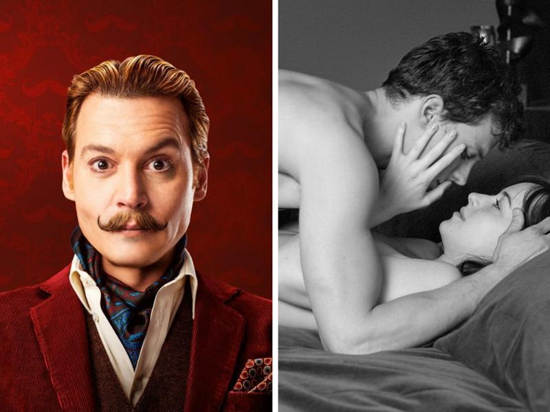 Razzies Nominations Johnny Depps Moustache Vs Fifty Shades Sex 