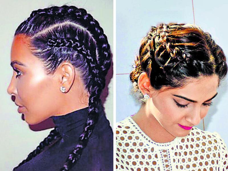 Kim Kardashian wears offensive braids in her hair at 2018 MTV Awards   Girlfriend