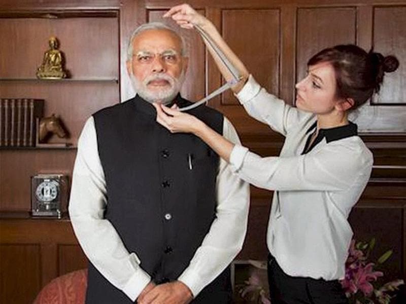 Strike a pose Modi gets measured for Madame Tussauds statue Latest