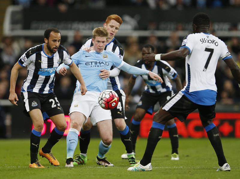 Newcastle hold Man City 11, Aguero scores 100th Premier League goal