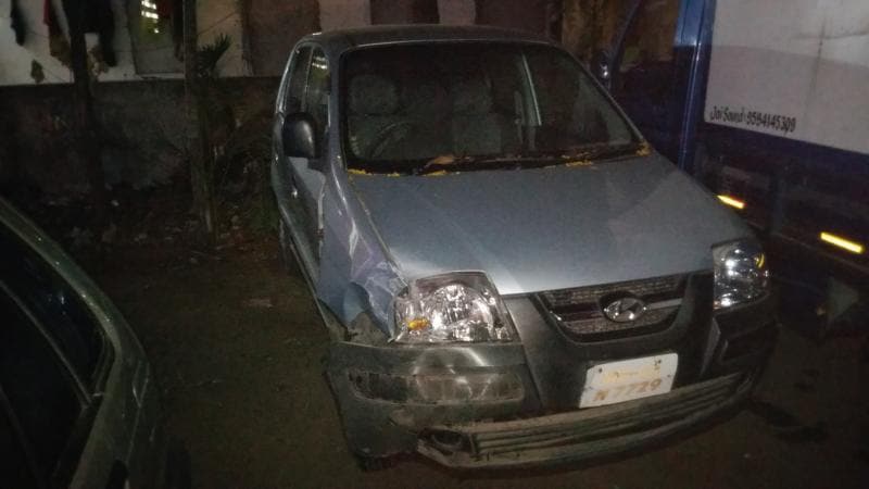 The Santro car that the four used in the crimes was recovered, albeit completely charred, from a field at Fazalpur village in Baghpat following the interrogation of the three men. (HT Photo/Representative Image) The Santro car that the four used in the crimes was recovered, albeit completely charred, from a field at Fazalpur village in Baghpat following the interrogation of the three men. (HT Photo/Representative Image)